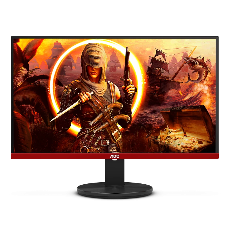AOC G2490VX 23.8 "1920 x 1080 (FHD) VA 144Hz 1MS DP 1.2 / HDMI 1.4 مع AMD Freesync premuim ، G-Sync Monitor Monitor