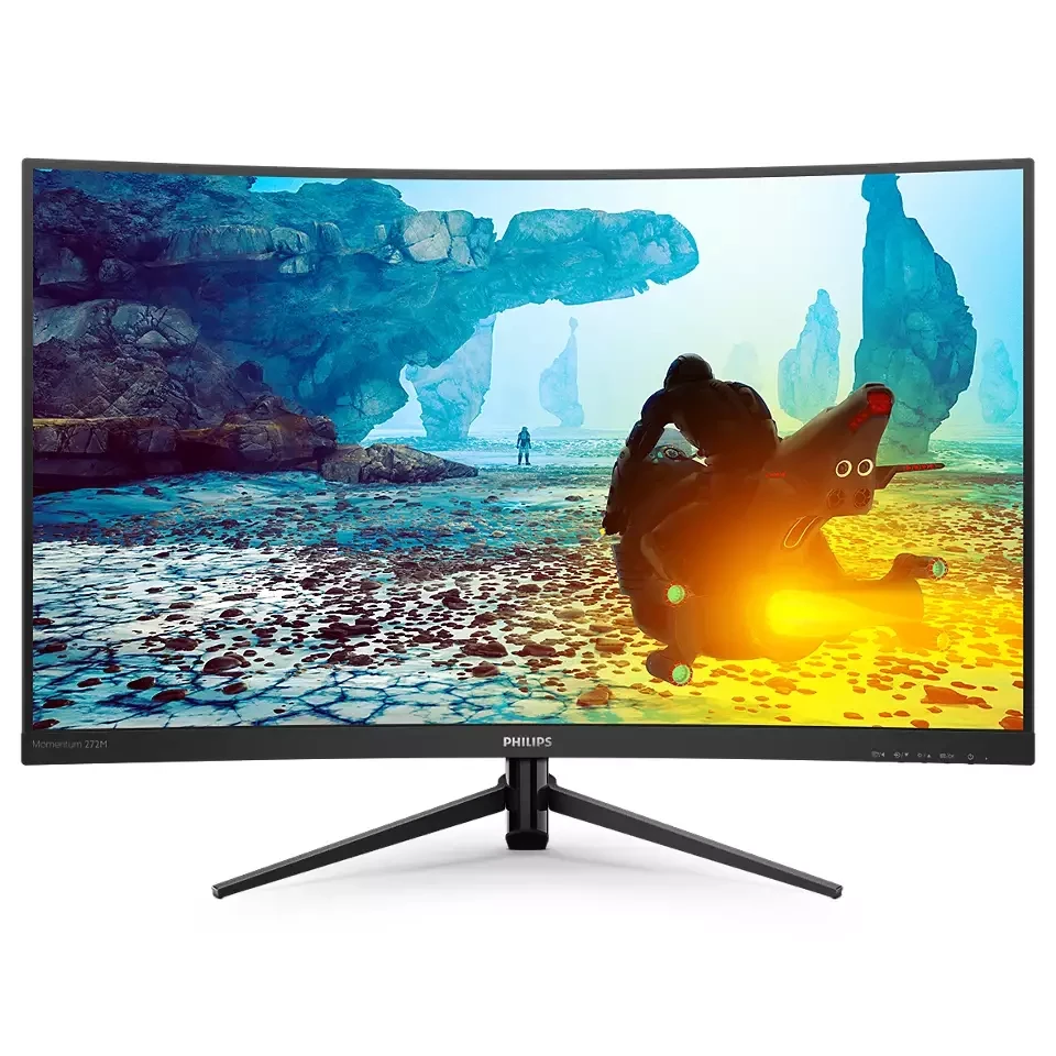 Philips 272m8cz 27 "1920 × 1080 (FHD) VA 165Hz 1MS AMD FREESYNC ™ مع مراقبة الألعاب المنحنية HDR
