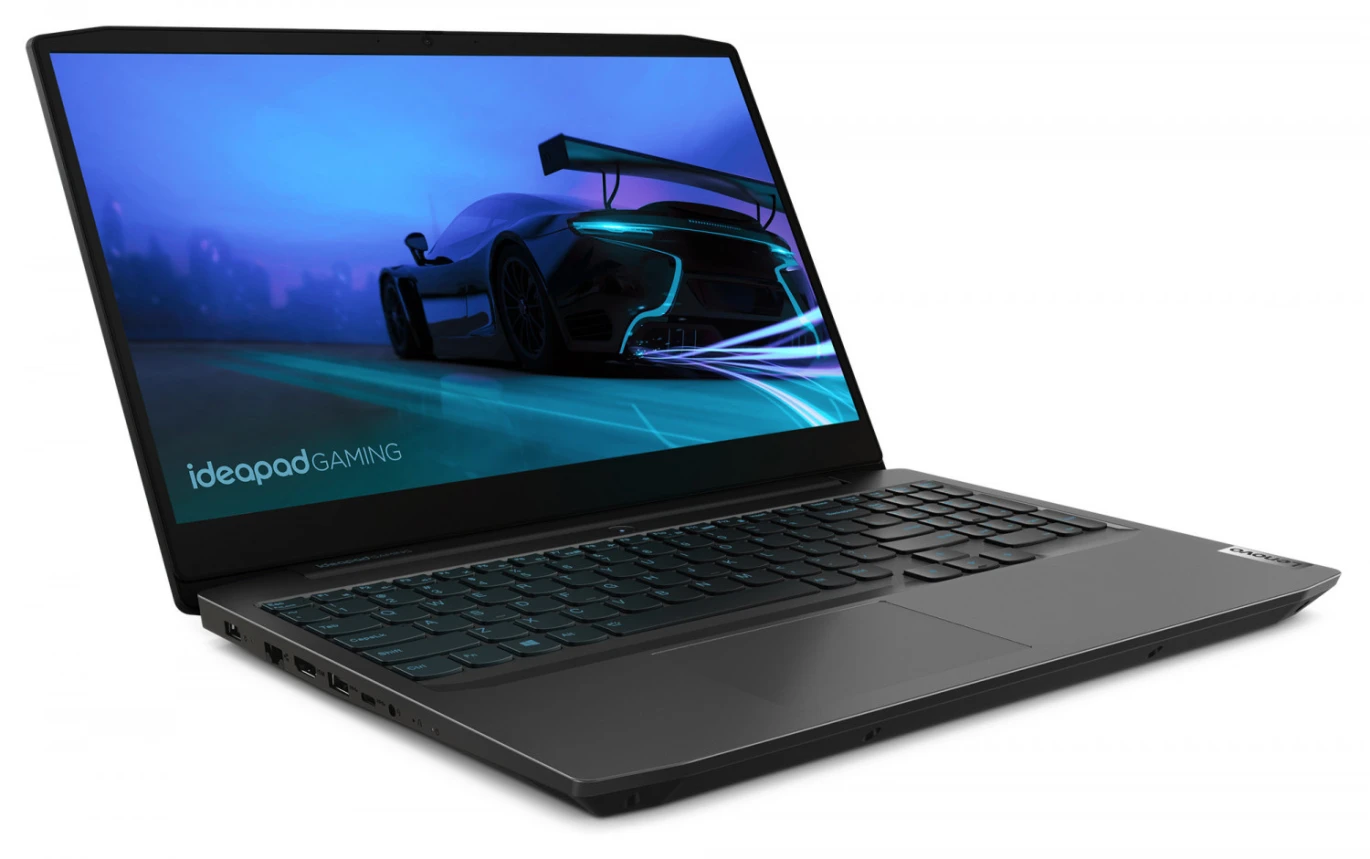 Lenovo Ideapad Gaming 3 15IMH05 Intel® 10th Gen Core ™ I5-10300H ، 8 GB RAM ، 512 GB NVME® SSD ، NVIDIA® GEFORCE ™ GTX 1650 TI 4 GB GDDR6 ، 15.6 IPS 1920 × 1080 (FHD) - أسود