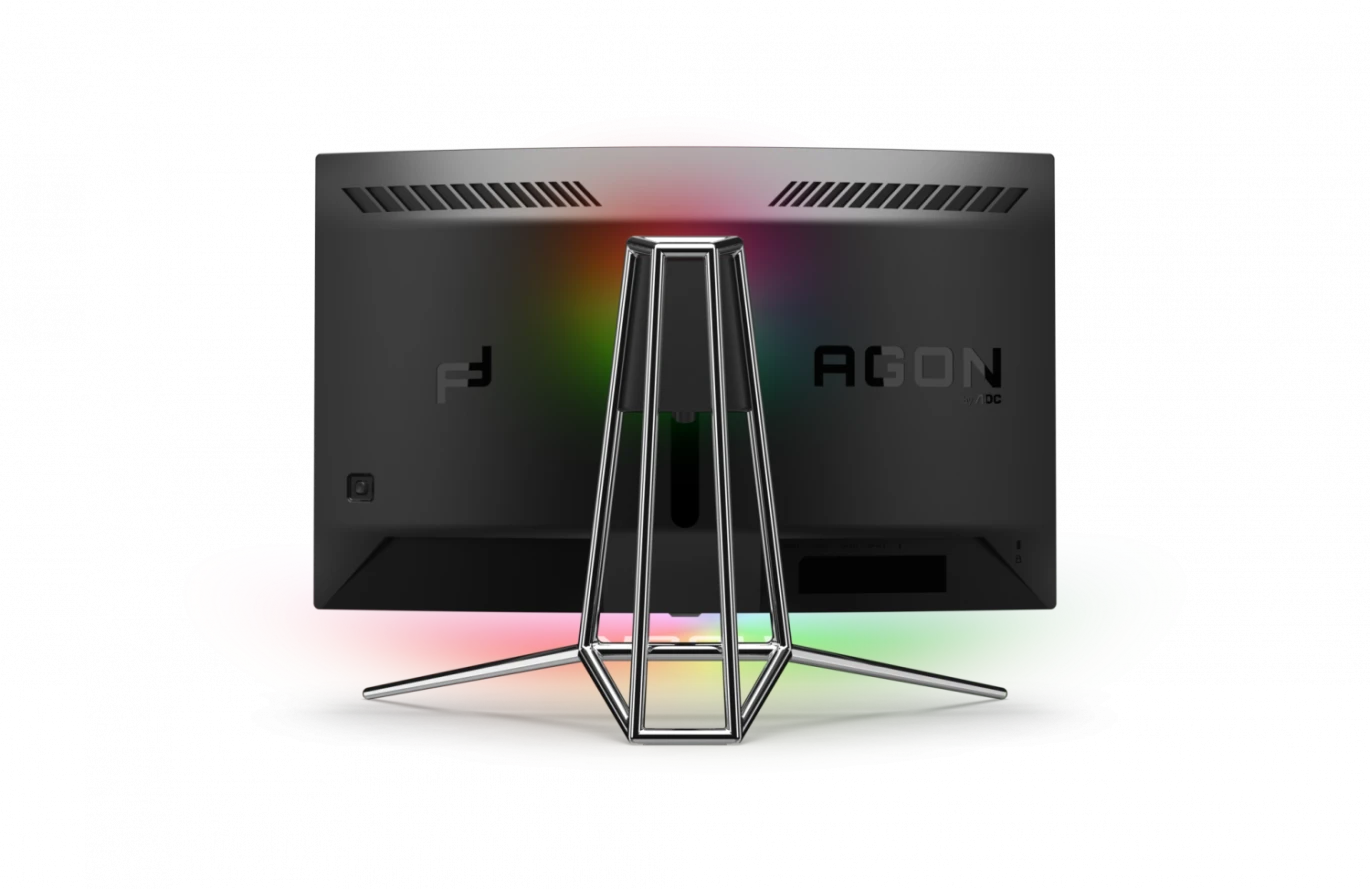 AOC PD27 Porsche Design By AGON 27" 2560 x 1440 (QHD 2K) VA 240Hz 0.5ms AMD FreeSync™ Premium Pro HDR USB Hub With Speakers Curved Premuim Gaming Monitor