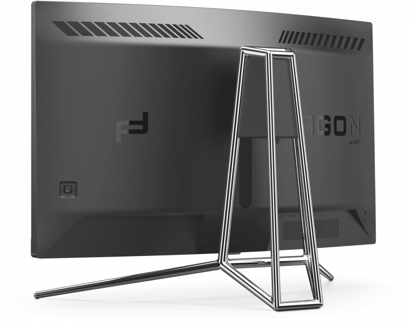 AOC PD27 Porsche Design By AGON 27" 2560 x 1440 (QHD 2K) VA 240Hz 0.5ms AMD FreeSync™ Premium Pro HDR USB Hub With Speakers Curved Premuim Gaming Monitor