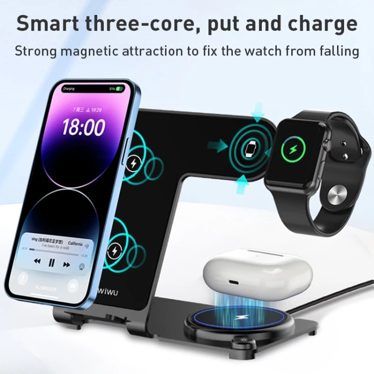 Wi-W005 3 in1 wireless charger