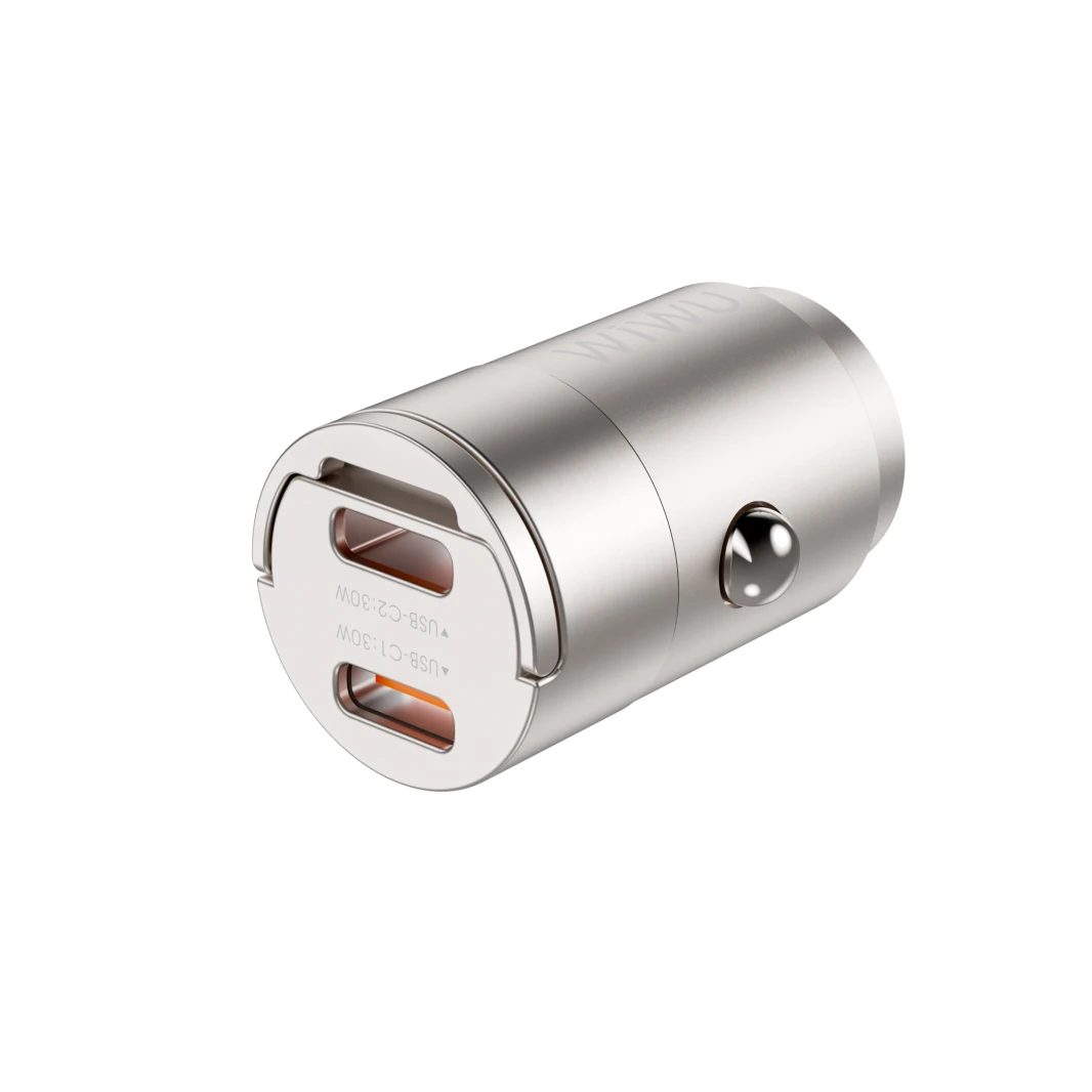 30W NANO DUAL C FAST CAR Charger WI-QC029