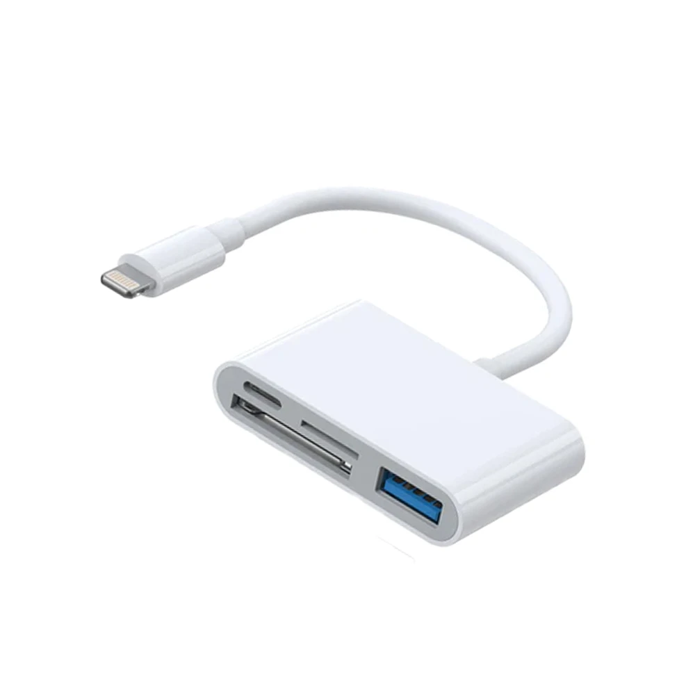 S-H142 Lightning إلى USB OTG Card Reader 12 سم