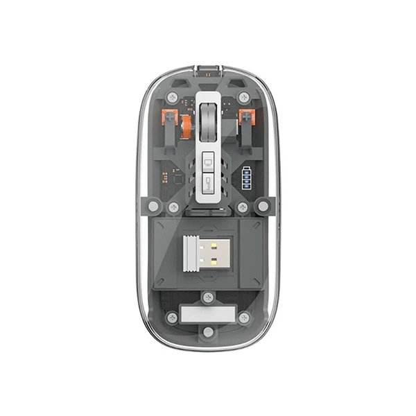 Crystal wireless Mouse WM105  Dual bluetooth+ 2.4G