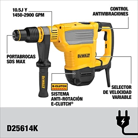 DEWALT SDS MAX  D25614K-B5 6KG 45MM