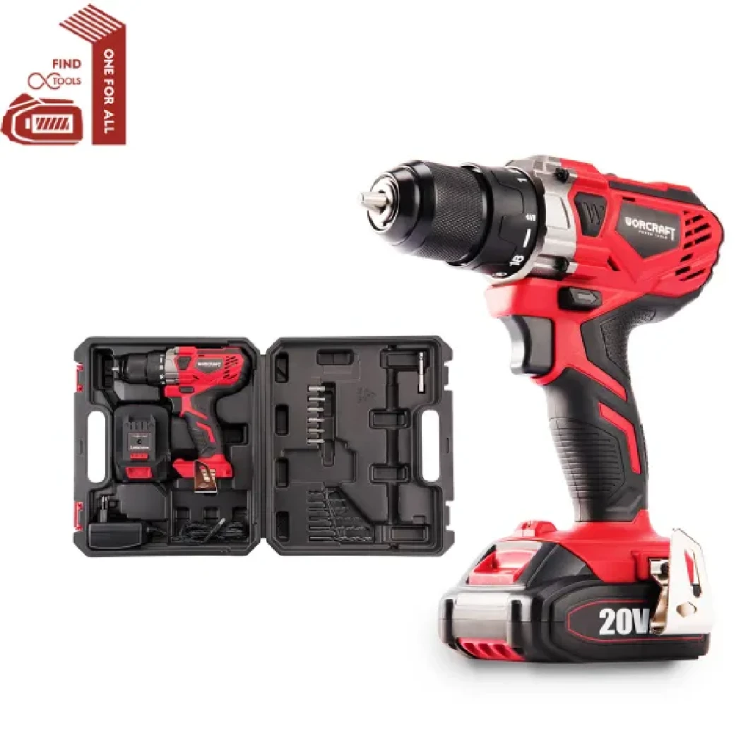 worcraft cordless drill cd-s20liwb 20v