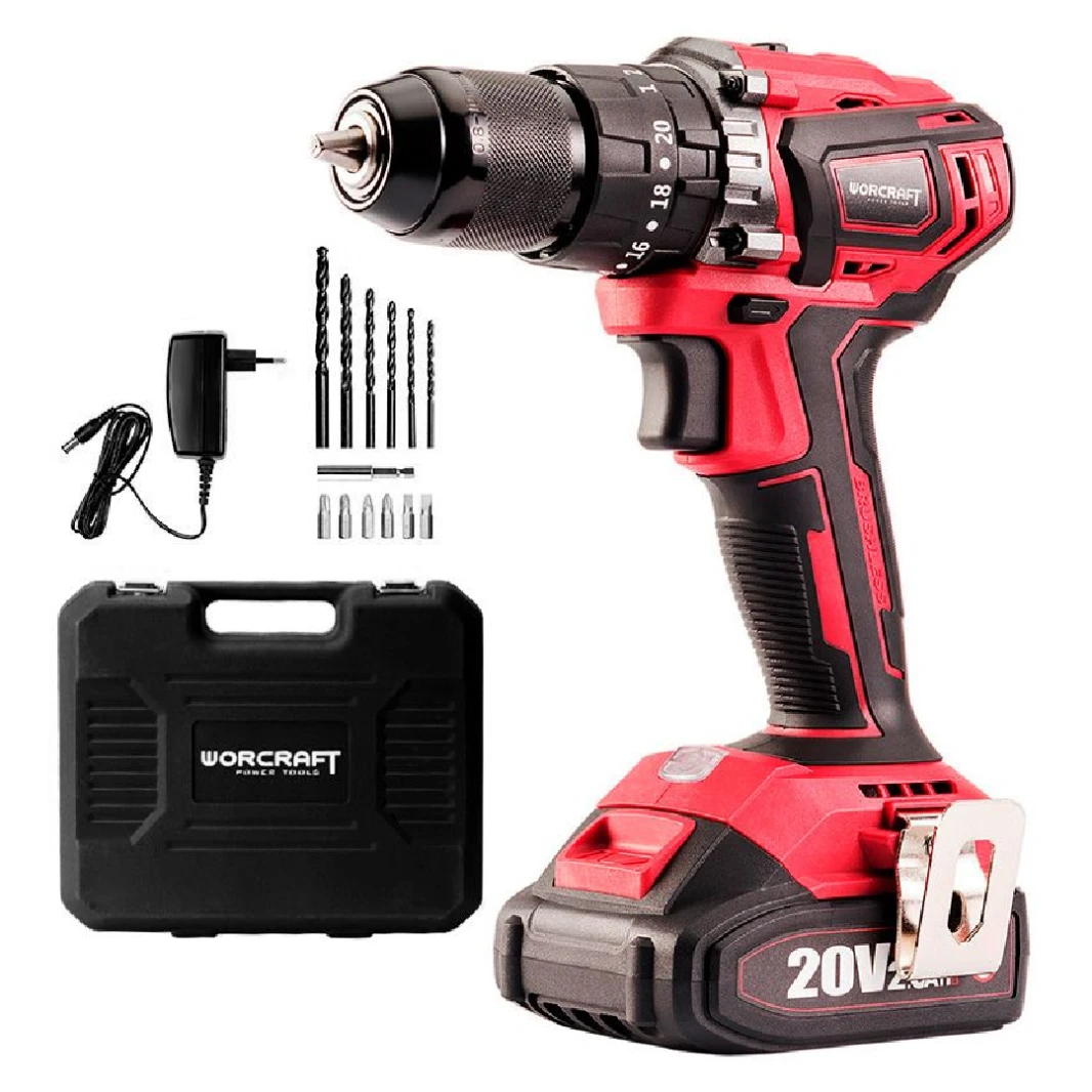 Worcraft Cordless Drill CHD-S20LIBAB 20V