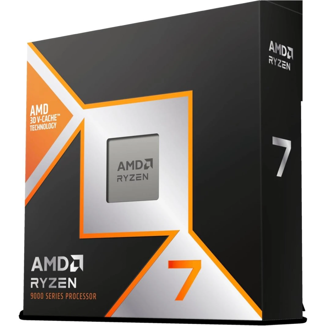 AMD RYZEN 7 9800X3D حتى 5.2GHz 8 CORES 16 THREAMS 96MB CACHE AM5 POTELL W/ 2ND GEN AMD 3D V-CACHE