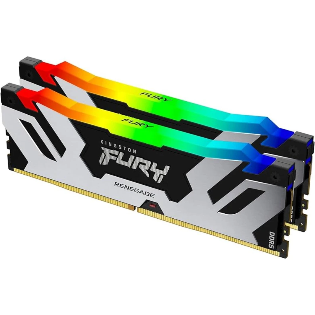 Kingston Fury Renegade RGB 32GB (2x16GB) DDR5 8000MT/S-CL38 MEMARTOP (Black/Silver)