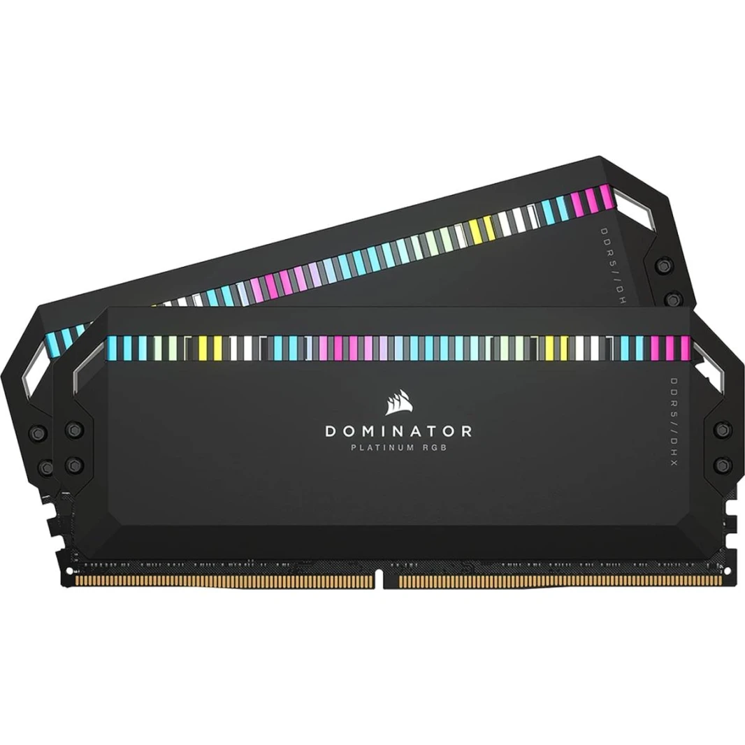 Corsair Dominator Platinum RGB 64GB (2x32GB) DDR5 RAM 6000MT/S CL40 KIT - Black