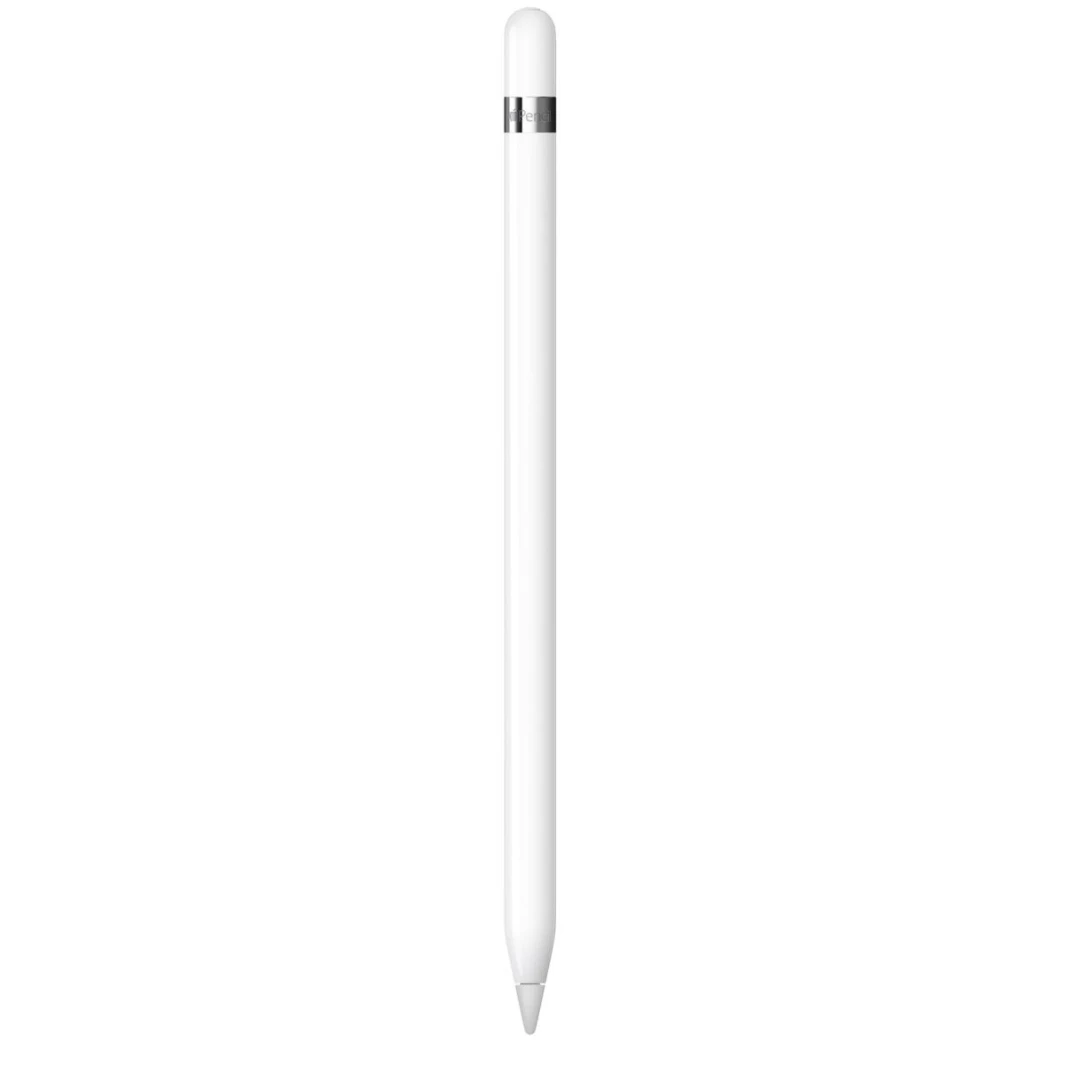 قلم Apple Pencil (الجيل الأول) Bluetooth ، موصل Lightning ، غطاء متصل مغناطيسيًا - أبيض