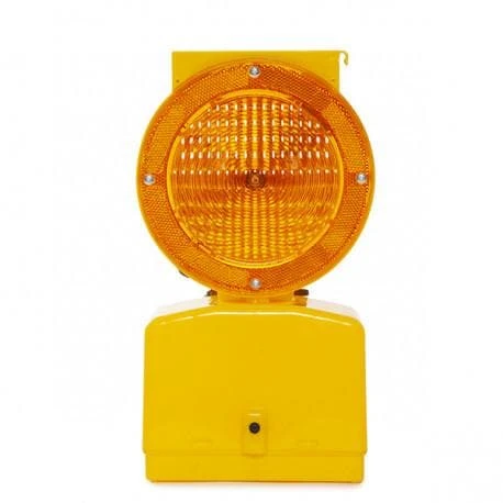 Solar warning lamp