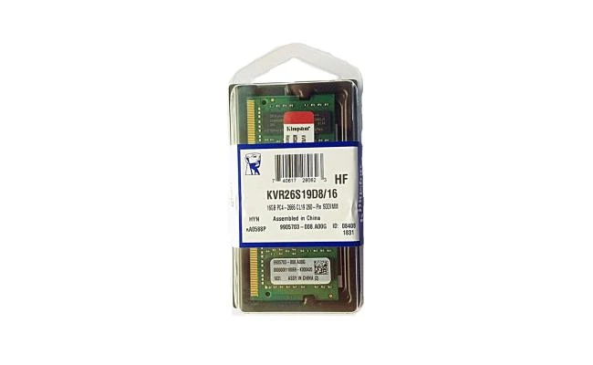 Kingston 16GB DDR4-2666MHZ SODIMM MEMORT