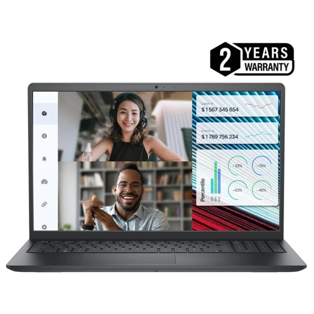 Dell Vostro 3520 15.6" FHD WVA @120Hz, 12th Gen Intel Core i5-1235U, 16GB RAM, M.2 512GB PCIe NVMe, Intel Iris Xe Graphics, Carbon Black Business Laptop (2 Years Warranty)