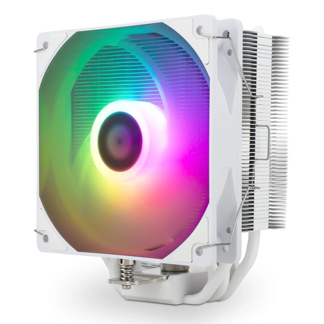 Thermalright Assassin King 120 SE WHITE ARGB CPU Air Cooler, Single Tower w/ 5x 6mm Heat Pipes & High Performance Single Fan, LGA1700