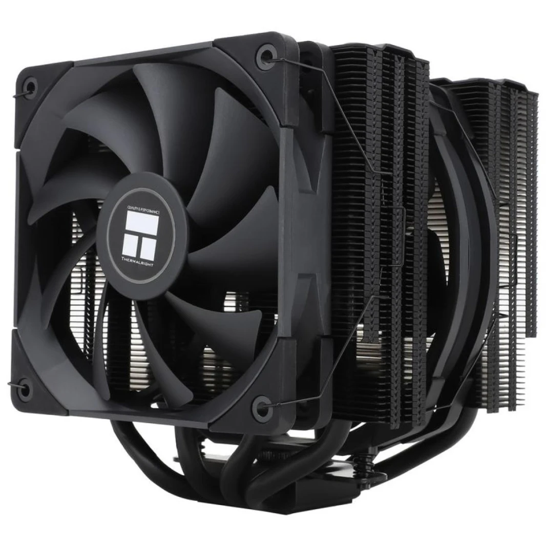 Thermalright Frost Spirit 140 BLACK V3 CPU Air Cooler, Dual Tower w/ 4x 8mm Heat Pipes & High Performance Dual Fan, LGA1700