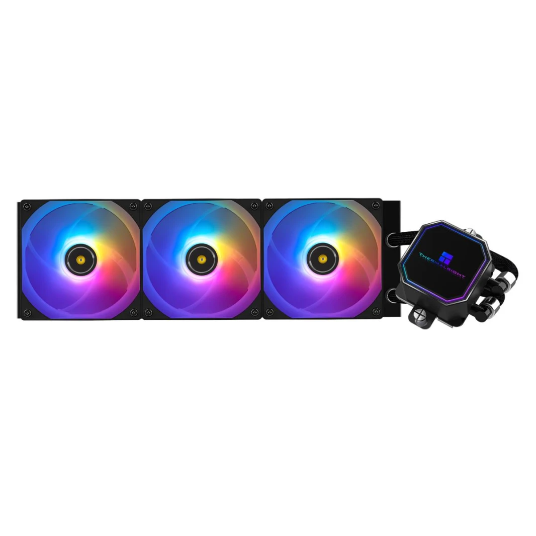 Thermalright Frozen Prism 360 BLACK ARGB CPU Liquid Cooler, Ultra Performance AIO w/ 3x TL-E12-S V2 Fans, LGA1700