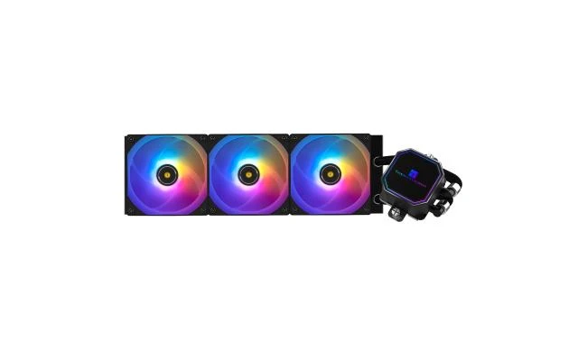Thermalright Frozen Prism 360 BLACK ARGB CPU Liquid Cooler, Ultra Performance AIO w/ 3x TL-E12-S V2 Fans, LGA1700