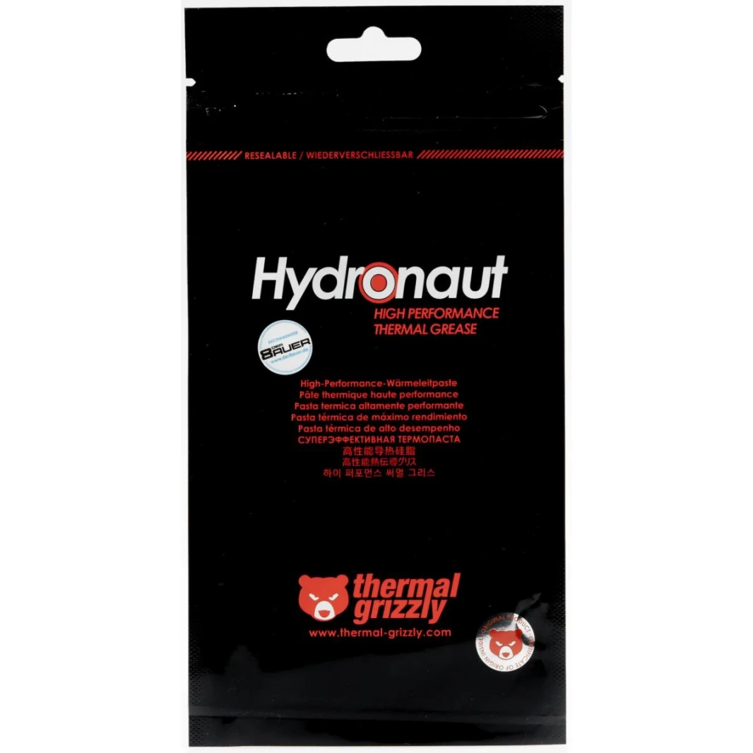 Thermal Grizzly Hydronaut 3.0ml (7.8g) Excellent Price-Performance Thermal Paste w/ 11.8 (W/m.K) Excellent Conductivity