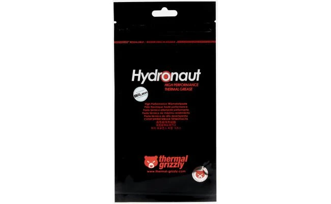 Thermal Grizzly Hydronaut 1.5ml (3.9g) Excellent Price-Performance Thermal Paste w/ 11.8 (W/m.K) Excellent Conductivity