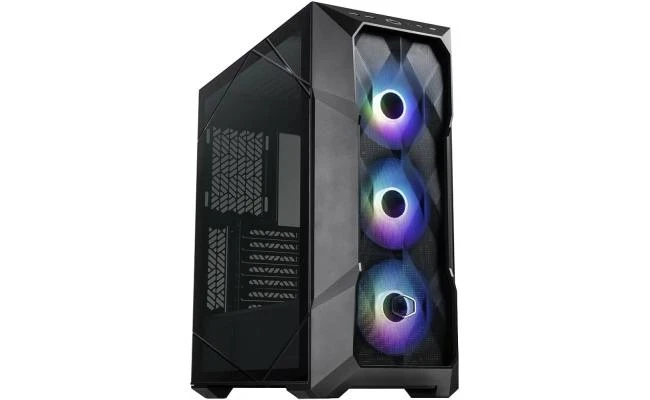 COOLER MASTER MASTERBOX TD500 MESH V2 (Black) ARGB Mid Tower Tempered Glass Gaming Case w/ 3 x120mm ARGB Fan & USB Type C