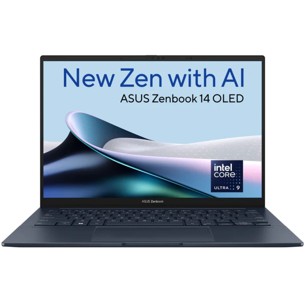 ASUS Zenbook 14" OLED 3K Thin @120Hz Touch Laptop, Intel Core™ Ultra 9 processor 185H, Intel® Arc™ Integrated Graphics, 16GB DDR5X RAM, 1TB M.2 PCIe NVMe Gen4, Windows 11 Home - Ponder Blue w/ Pen & S