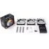 LIAN LI Bora Digital Series RGB 120mm ARGB LED PWM Fan, 3 Fans Pack - (Silver) Frame