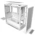 NZXT H7 Flow ATX Tempered Glass Mid Tower Perforated & Ventilated Gaming Case w/ 2x120mm Fans & USB Type-C Port -Matte White