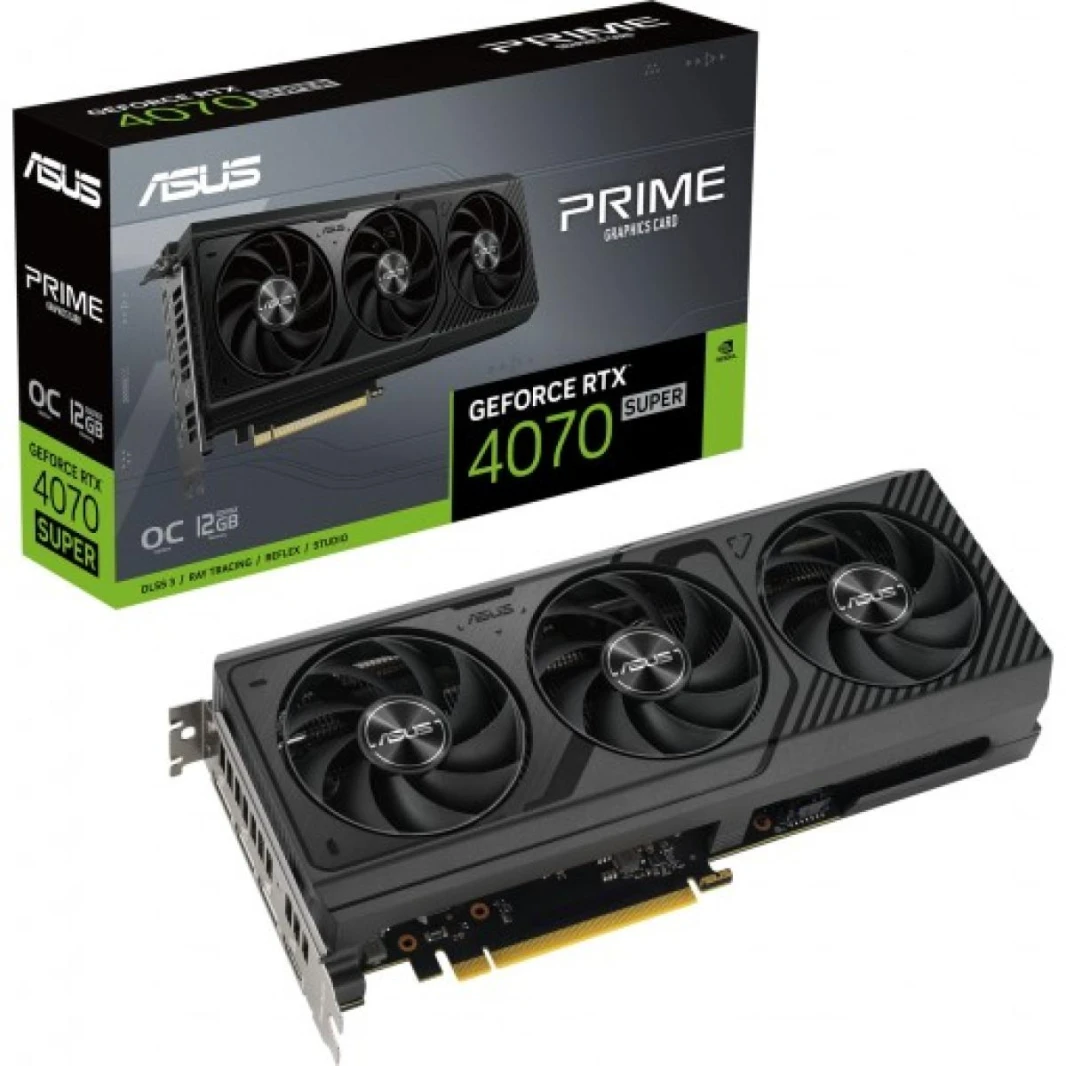 ASUS Prime GeForce RTX 4070 SUPER 12GB GDDR6X - Graphics Card
