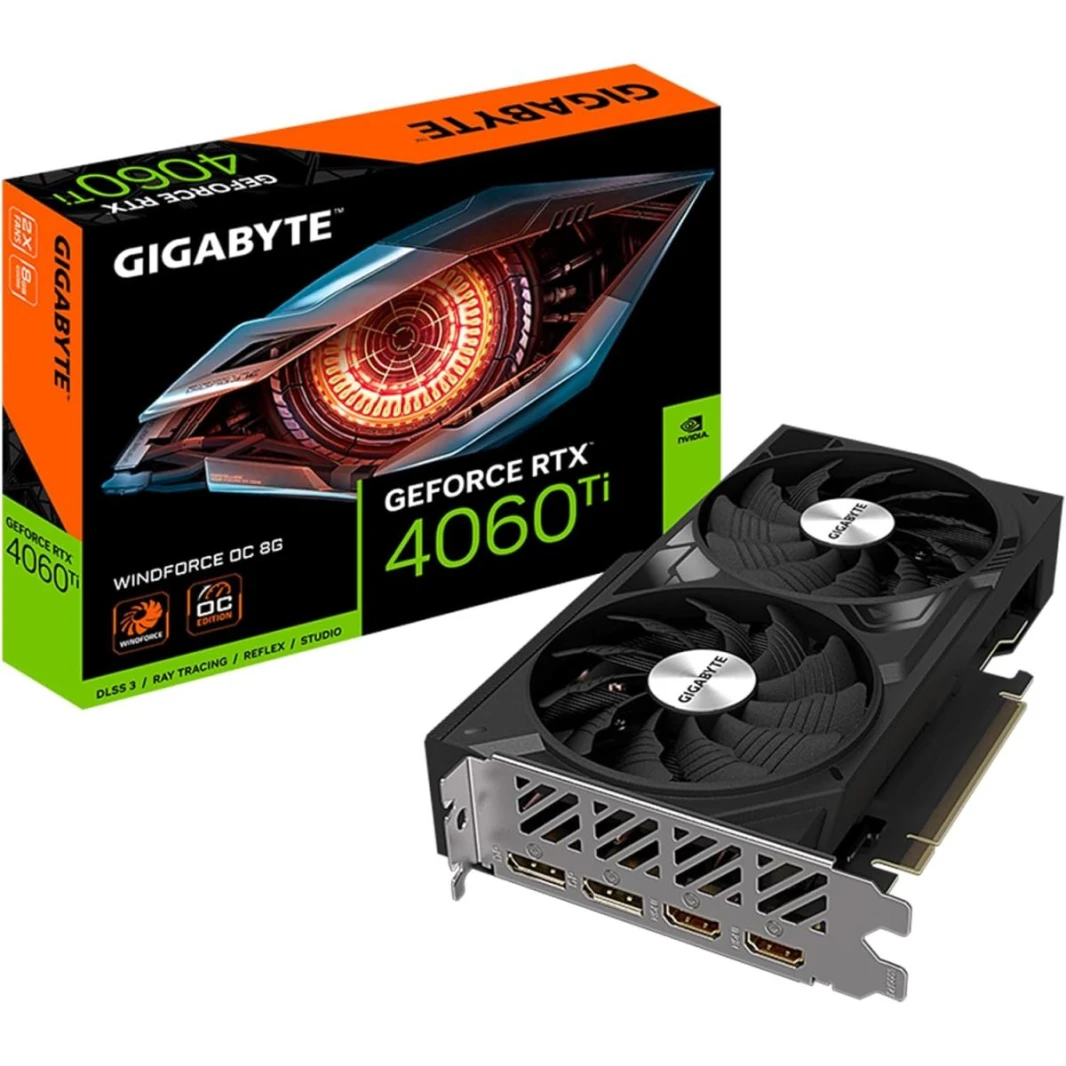 GIGABYTE GeForce 4060 Ti WINDFORCE OC 8GB GDDR6 - Graphics Card