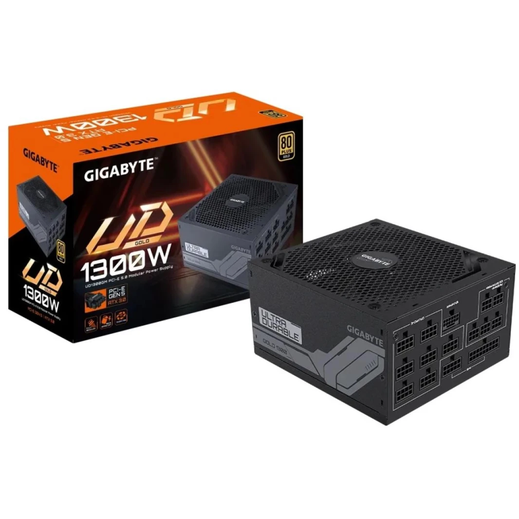 GIGABYTE UD1300GM PG5 1300W (ATX 3.0) PCIE 5.0 (12VHPWR) 80 Plus Gold Full Modular Power