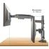 North Bayou (NB H180) Ergonomic Desk Mount Dual Monitor Arm, Up To 17-27" Size & 2-9kg Weight, Horizontal Or Vertical 360° Rotation, Vesa 75mm x 75 mm To 100mm x 100mm Mounting Hole