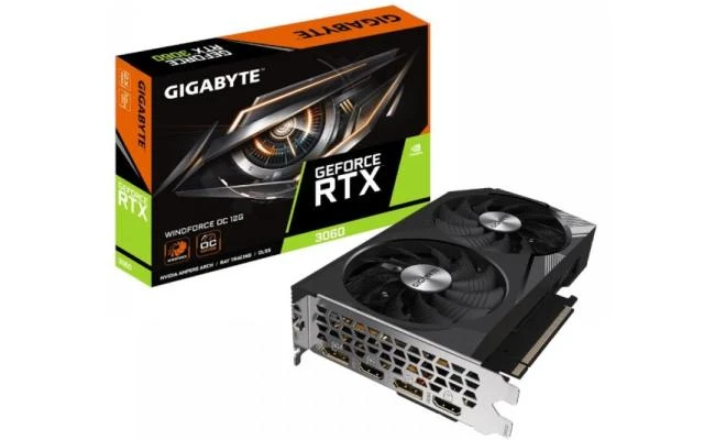GIGABYTE GeForce RTX 3060 WINDFORCE OC 12GB GDDR6 - Graphics Card