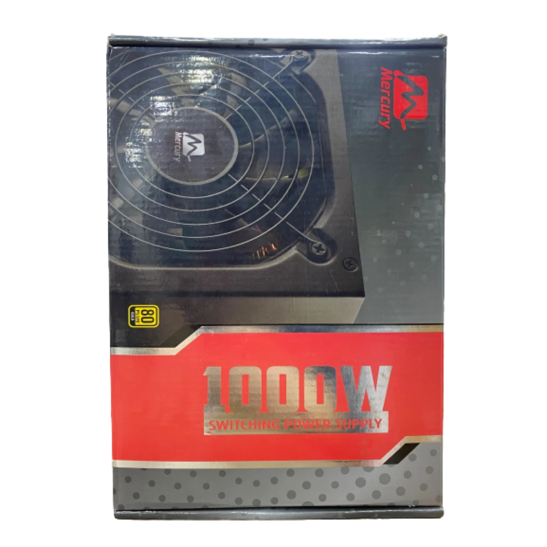 MERCURY POWER SUPPLY M1000-GSM 1000W 80 Plus Gold Certified ***CPU(4+4) x 1 Only