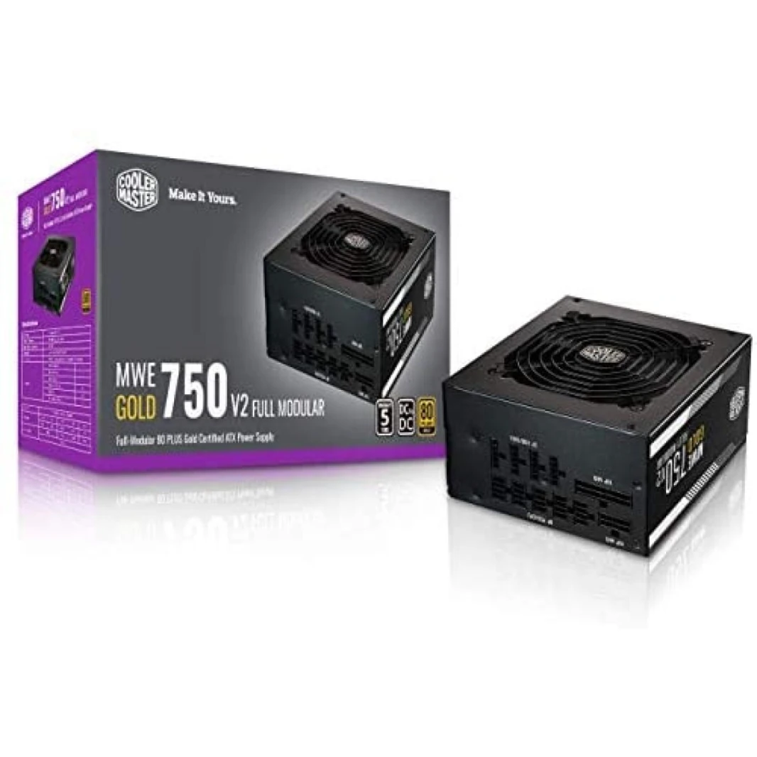 Cooler Master MWE750 V2 Full Modular 80+ Gold Certified 750W Power Supply