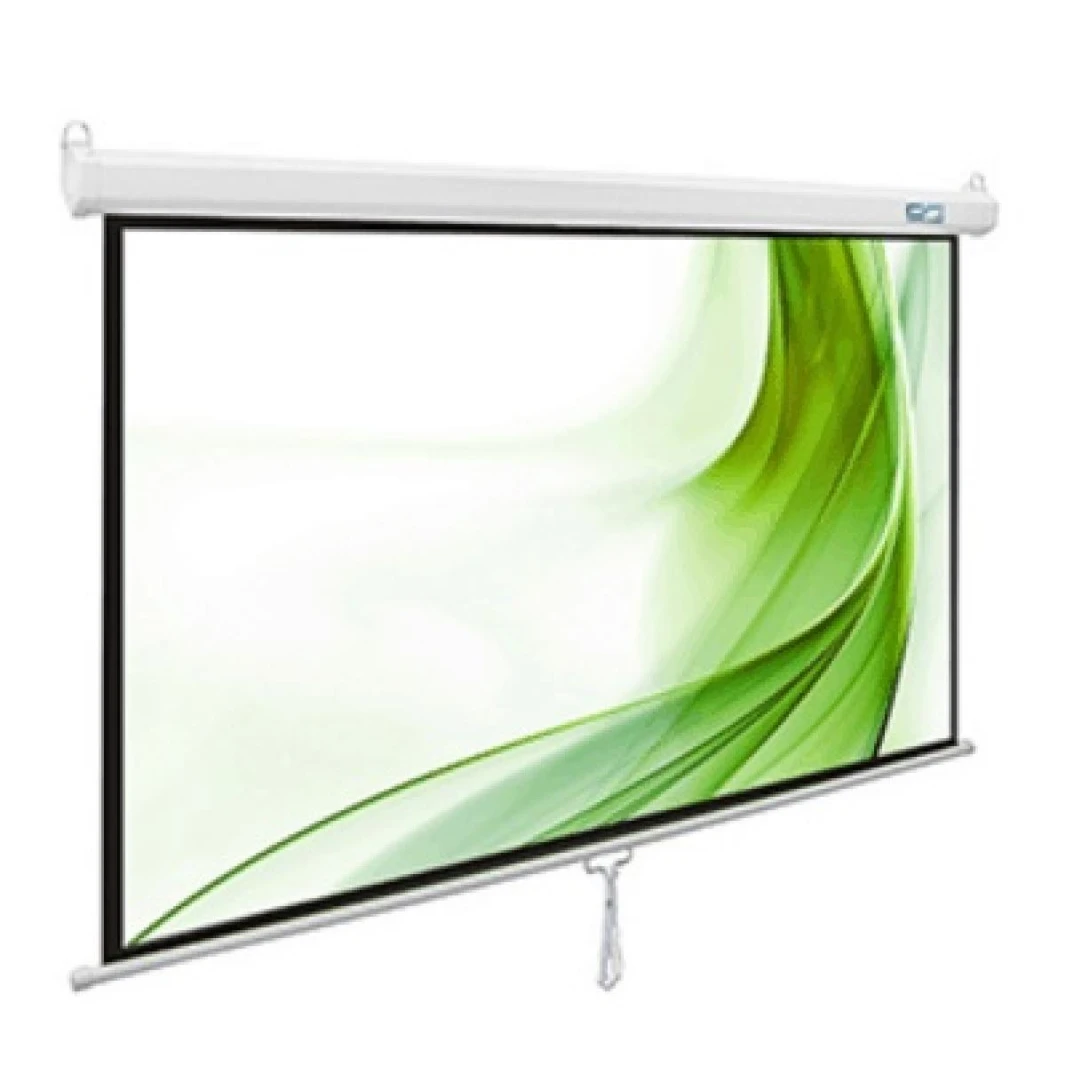 iView White 180x180cms Manual Wall/Ceiling Projector Screen
