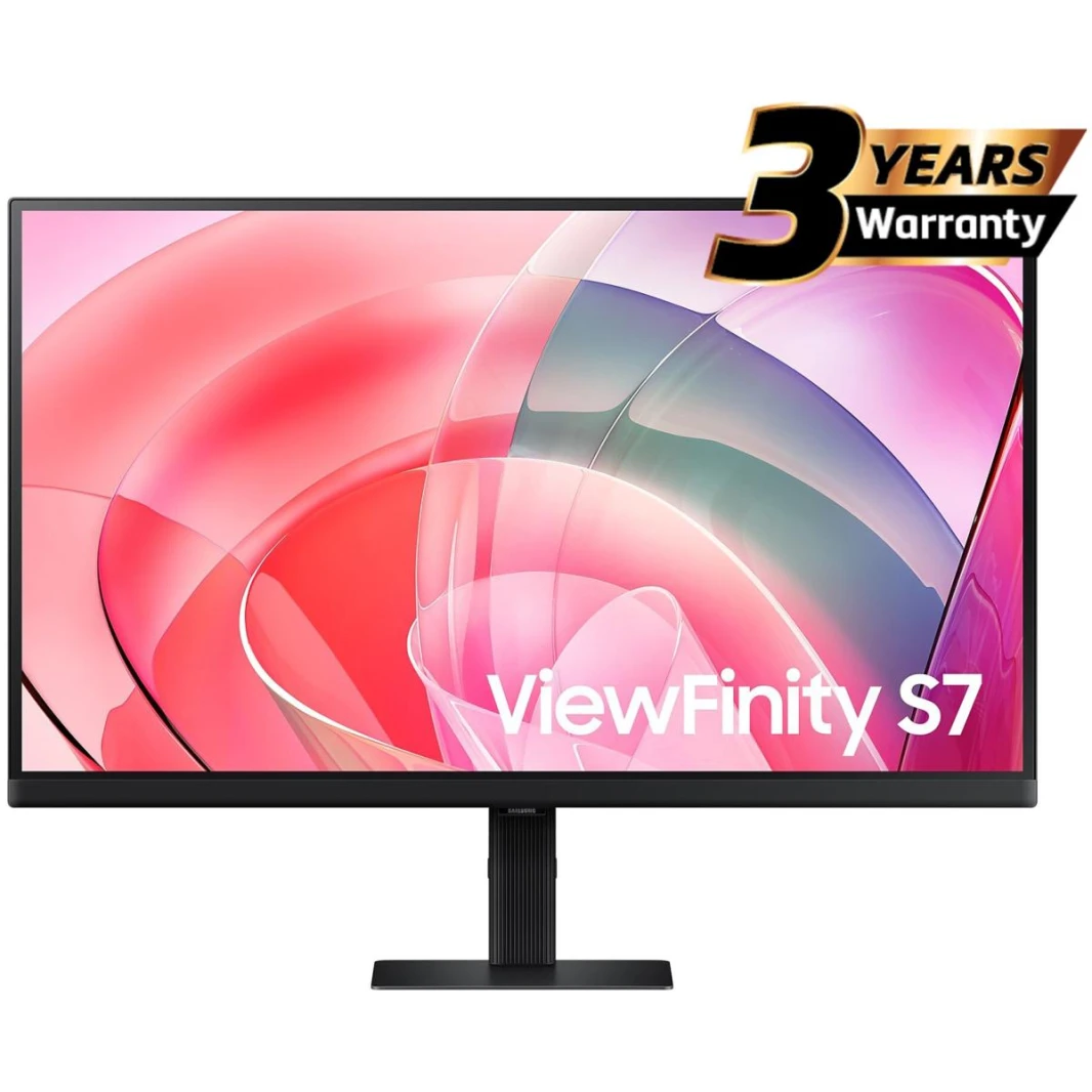 Samsung S7 (D706) 27" 4K UHD IPS Flat Business Monitor, 60HZ, 5MS,10 Bit, HDR10, 99% SRGB w/ Ultrathin Bezel Display