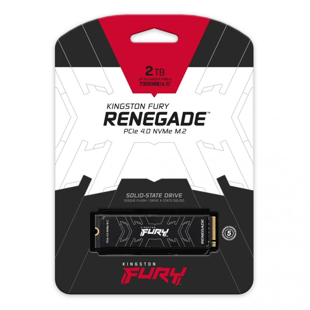 Kingston FURY Renegade 2TB PCIe 4.0 NVMe M.2 SSD-Sequential Read/Write (7300/7000 MB/s)