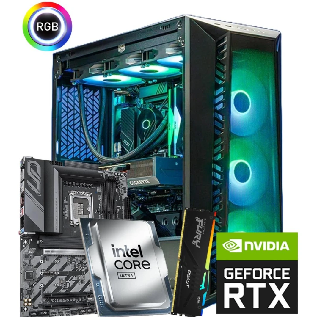 INTEL CORE ULTRA 5 245K // RTX 4060 Ti 8GB // 16GB RAM - بناء الكمبيوتر الشخصي