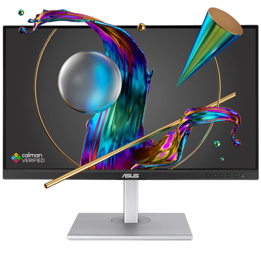 شاشة ASUS ProArt PA279CV 27 بوصة احترافية بتقنية IPS - 4K UHD (3840 × 2160)، 60 هرتز، 10 بت، 100% sRGB، HDR10، USB-C، حامل قابل للتعديل بالكامل، مكبرات صوت مدمجة