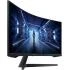 شاشة ألعاب SAMSUNG Odyssey G5 مقاس 34 بوصة بدقة UWQHD (3440 × 1440) VA وHDR10 مع شاشة منحنية 1000R وتردد 165 هرتز و1 مللي ثانية وتقنية FreeSync Premium
