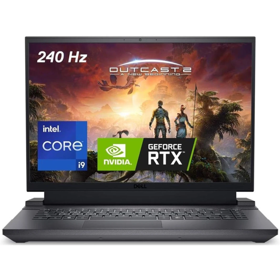كمبيوتر محمول للألعاب Dell G16 7630 Dark Metallic Nightshade، شاشة 16 بوصة QHD+ 2.5K (2560x1600) 240 هرتز WVA، معالج Intel Core i9-13900HX من الجيل الثالث عشر، Nvidia RTX 4060 8GB GDDR6، ذاكرة وصول عش