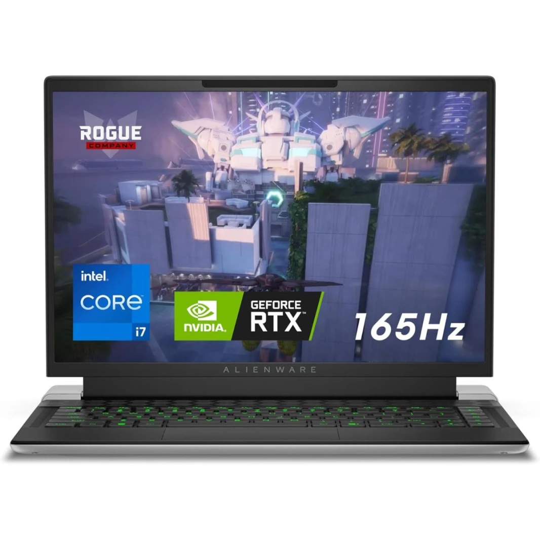 Dell Alienware X14 R2 Lunar Silver Gaming Laptop, 14" QHD+ 2.5K (2560x1600) 165Hz IPS, 13th Gen Intel Core i7-13620H, Nvidia RTX 4050 6GB GDDR6, 16GB DDR5 RAM Onboard, 512GB M.2 NVMe, Windows 11 Home