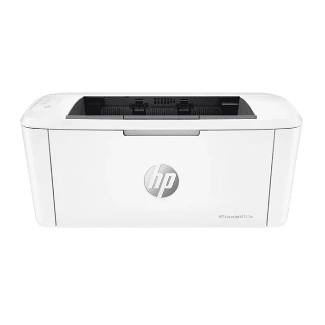 طابعة ليزر لاسلكية HP LaserJet M111w باللون الأسود (طباعة فقط) بسرعة تصل إلى 20 صفحة في الدقيقة، ومنفذ USB2.0 + اتصال لاسلكي وبلوتوث