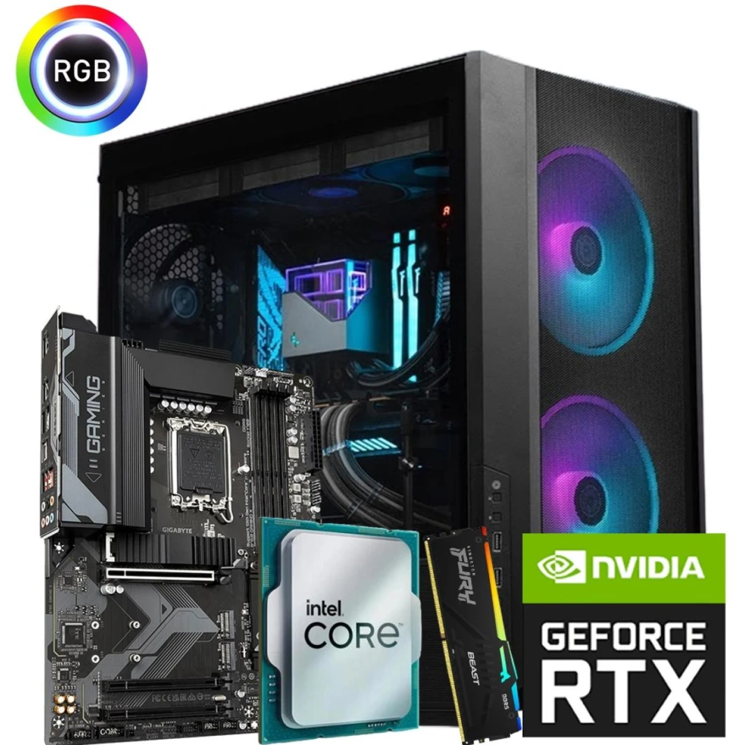 INTEL CORE i7 13700F // RTX 4070 Super 12GB // DDR5 32GB RAM - بناء الكمبيوتر الشخصي
