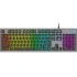 HP K500Y Backlit Membrane Wired Gaming Keyboard w/ Mixed Color Lighting & Matte Finish Double Injection Key Caps