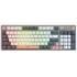Fantech Atom Pro96 Mk914 TRI-Mode Connection (Wireless 2.4GHz, BT 5.0, Wired) 83 Keys (Full Size) RGB 3 Colors Combination Mechanical Gaming Keyboard, Anti-Ghosting Full Keys, Volume Knob - Stellar Ed