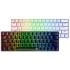 FANTECH ATOM63 MK859 WIRED RGB 60% Modular Mechanical Gaming Keyboard, Detachable Type-C, Red Switch-White(عربي)