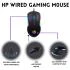 HP M160 Wired USB Optimum Performance RGB Gaming Mouse W/ Optical Sensor, 1000 DPI